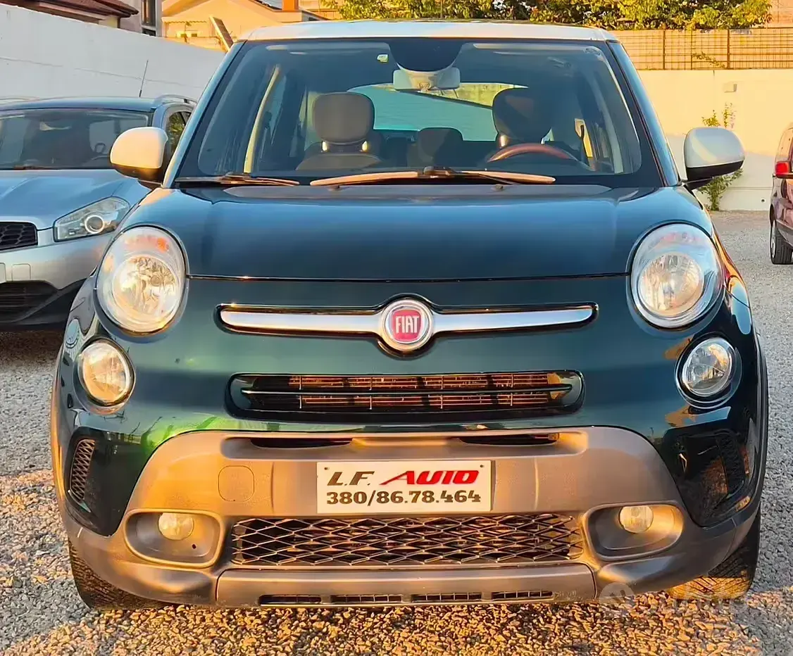 Usata Fiat 500L Trekking 120 CV (88 kW) 2014 Verde Monovolume