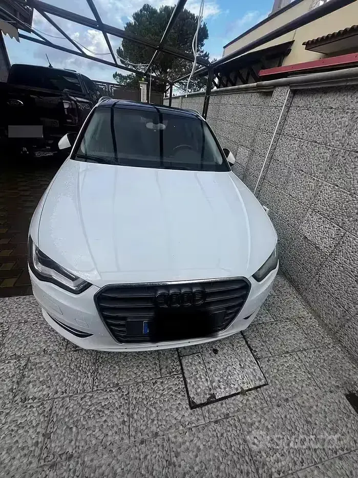 Usata Audi A3 122 CV (89 kW) 2014 Bianco Berlina