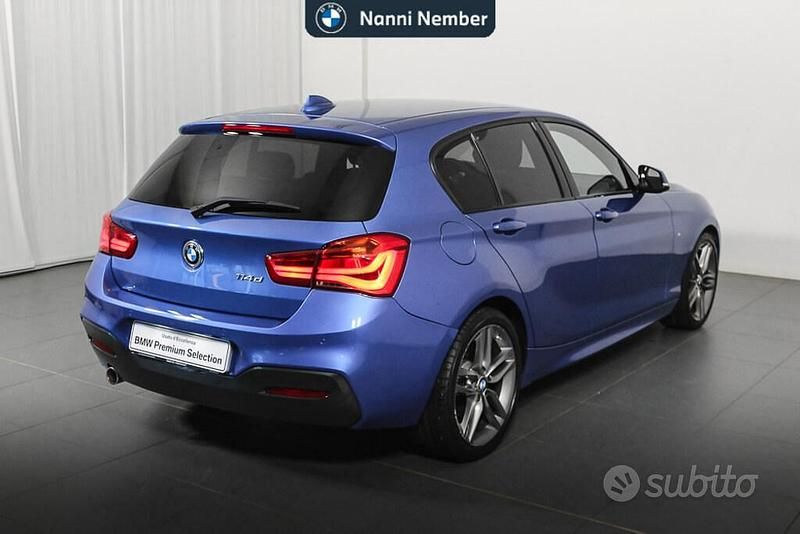 Usata BMW 114 M Sport 95 CV (69 kW) 2017 Blu/azzurro Utilitaria