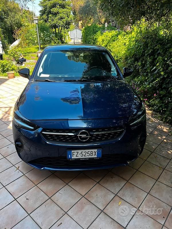 Usata Opel Corsa Elegance 102 CV (75 kW) 2020 Blu Utilitaria