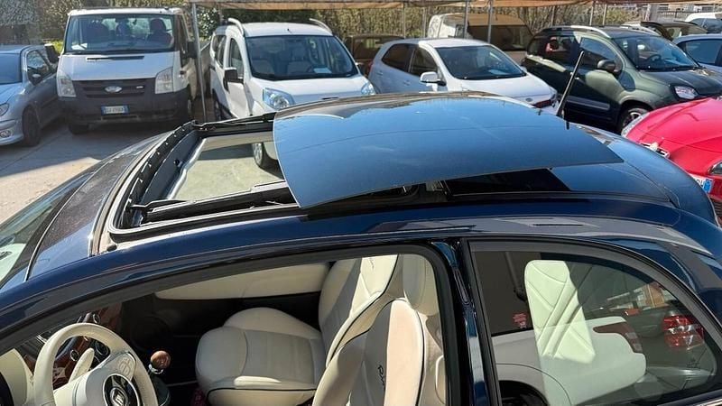 Usata Fiat 500C Riva 69 CV (50 kW) 2016 Blu Cabrio