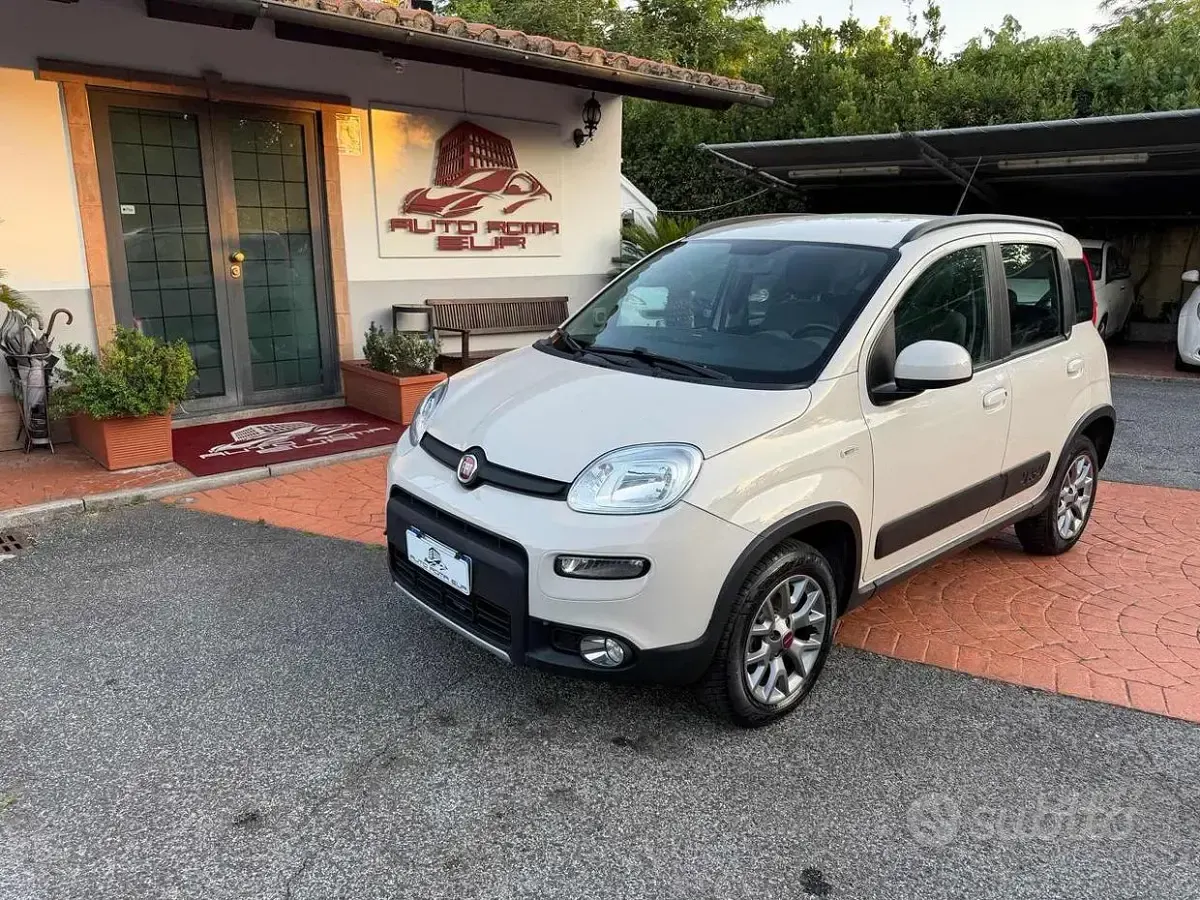 Usata Fiat Panda 4x4 S 84 CV (61 kW) 2017 Bianco Utilitaria
