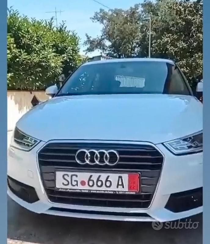 Usata Audi A1 90 CV (66 kW) 2015 Bianco Utilitaria