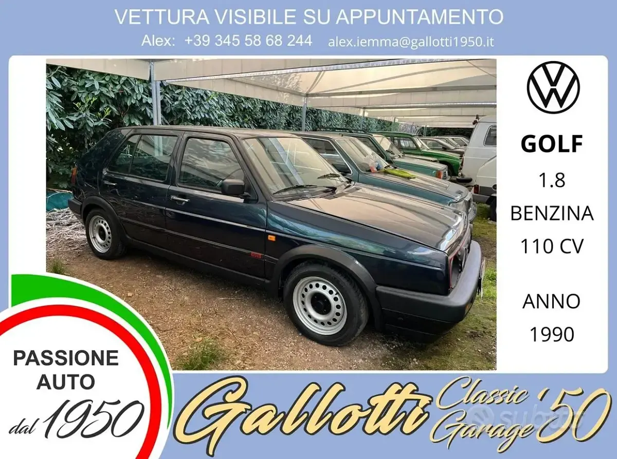 Usata VW Golf II GTI 110 CV (80 kW) 1990 Utilitaria