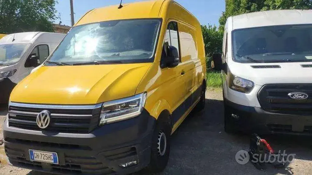 Usata VW e-Crafter 100 kW (136 CV) 2021 Giallo Furgone