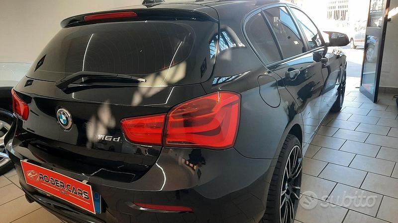 Usata BMW 116 Efficient Dynamics 116 CV (85 kW) 2015 Nero Utilitaria