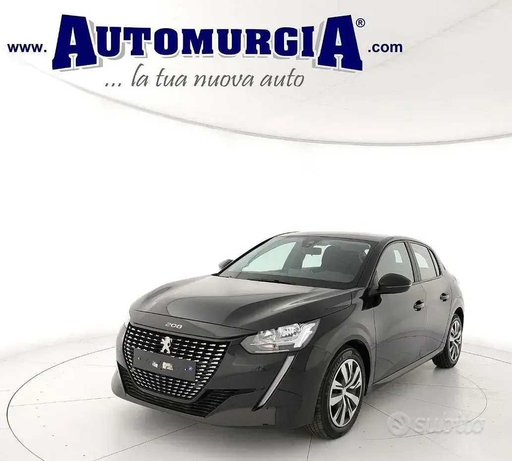 Usata Peugeot 208 Active 75 CV (55 kW) 2023 Nero Utilitaria
