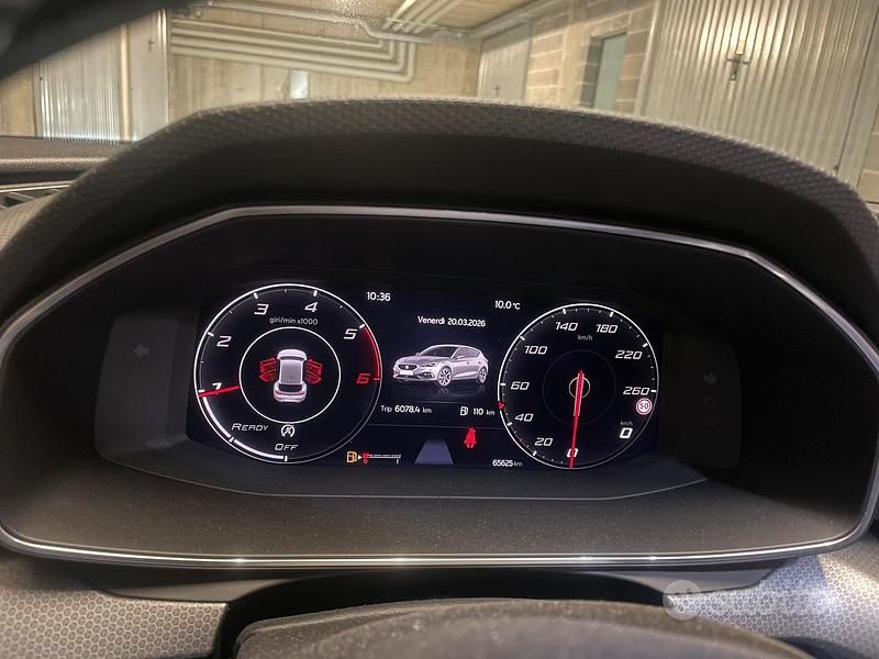 Usata Seat Leon Style 116 CV (85 kW) 2021 Bianco Berlina