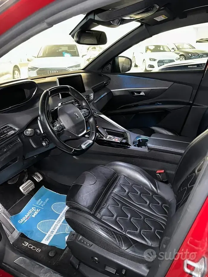 Usata Peugeot 3008 131 CV (96 kW) 2019 Rosso SUV