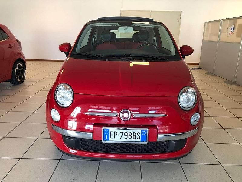 Usata Fiat 500C Lounge 69 CV (50 kW) 2012 Rosso Cabrio