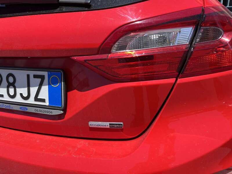 Usata Ford Fiesta Titanium S 125 CV (91 kW) 2021 Rosso Utilitaria