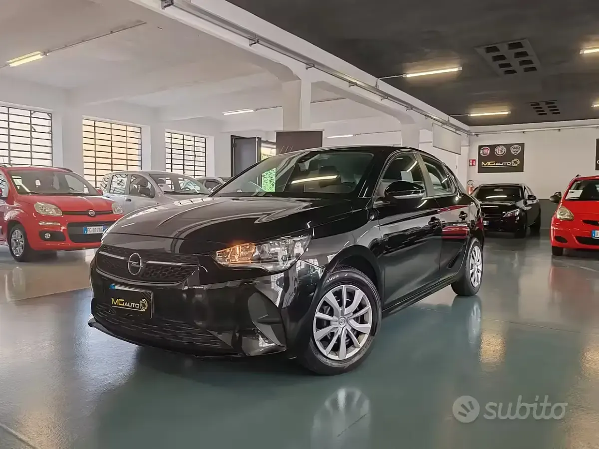 Usata Opel Corsa Edition 75 CV (55 kW) 2020 Nero Utilitaria