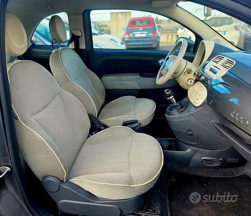 Usata Fiat 500 Lounge 85 CV (62 kW) 2011 Grigio Berlina