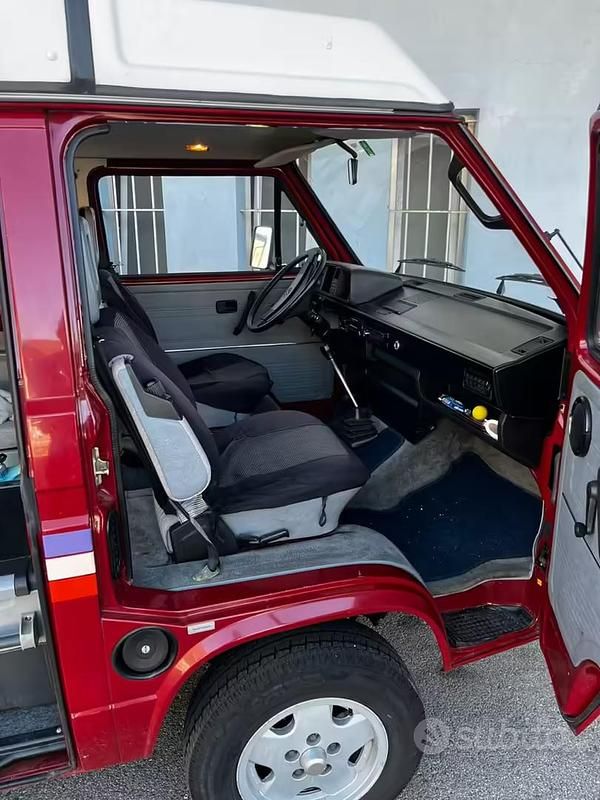 Usata VW T3 1991 Rosso Furgone