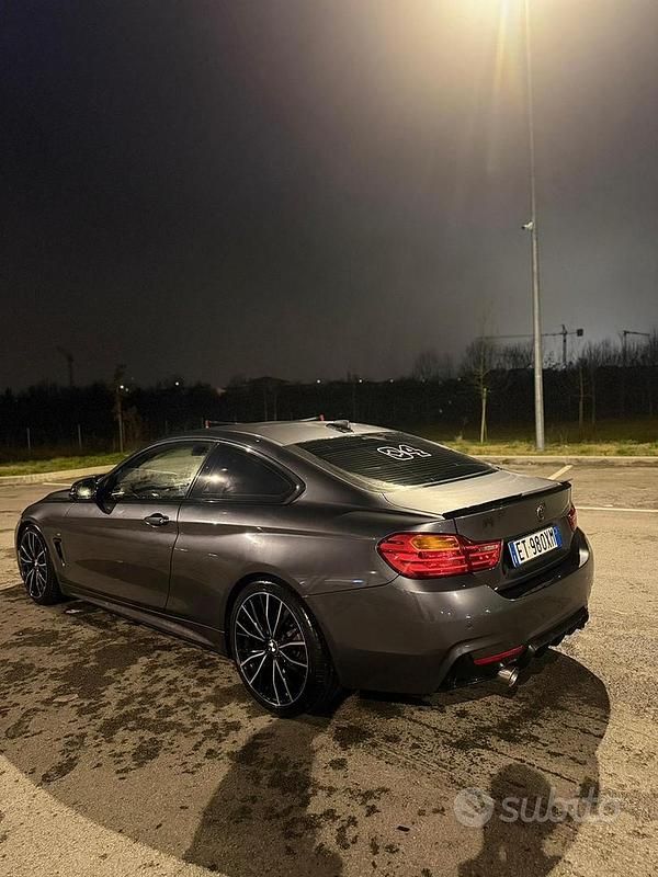 Usata BMW 420 Coupé M Sport 184 CV (135 kW) 2014 Grigio Coupé