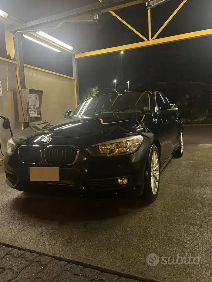 Usata BMW 118 136 CV (100 kW) 2018 Nero Berlina