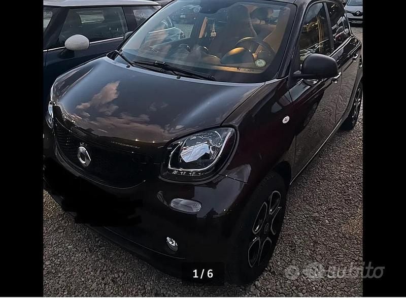 Usata Smart ForFour Passion 75 CV (55 kW) 2018 Marrone Utilitaria