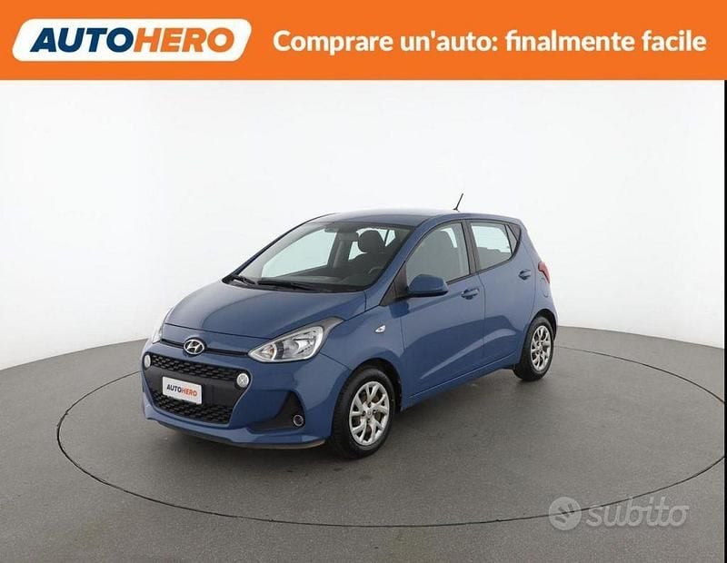 Usata Hyundai i10 83 CV (61 kW) 2018 Blu/azzurro Utilitaria