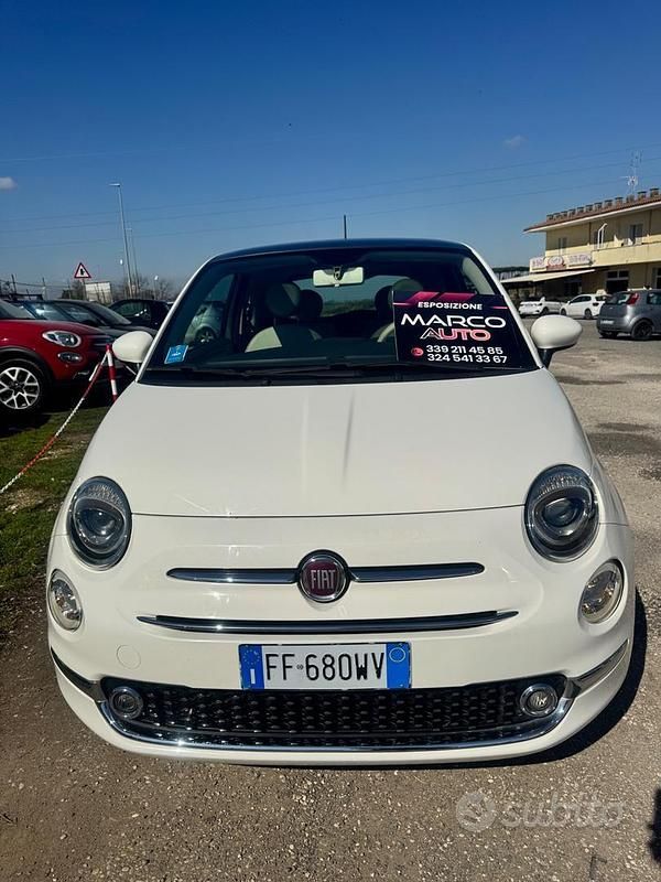 Usata Fiat 500 69 CV (50 kW) 2015 Bianco Berlina