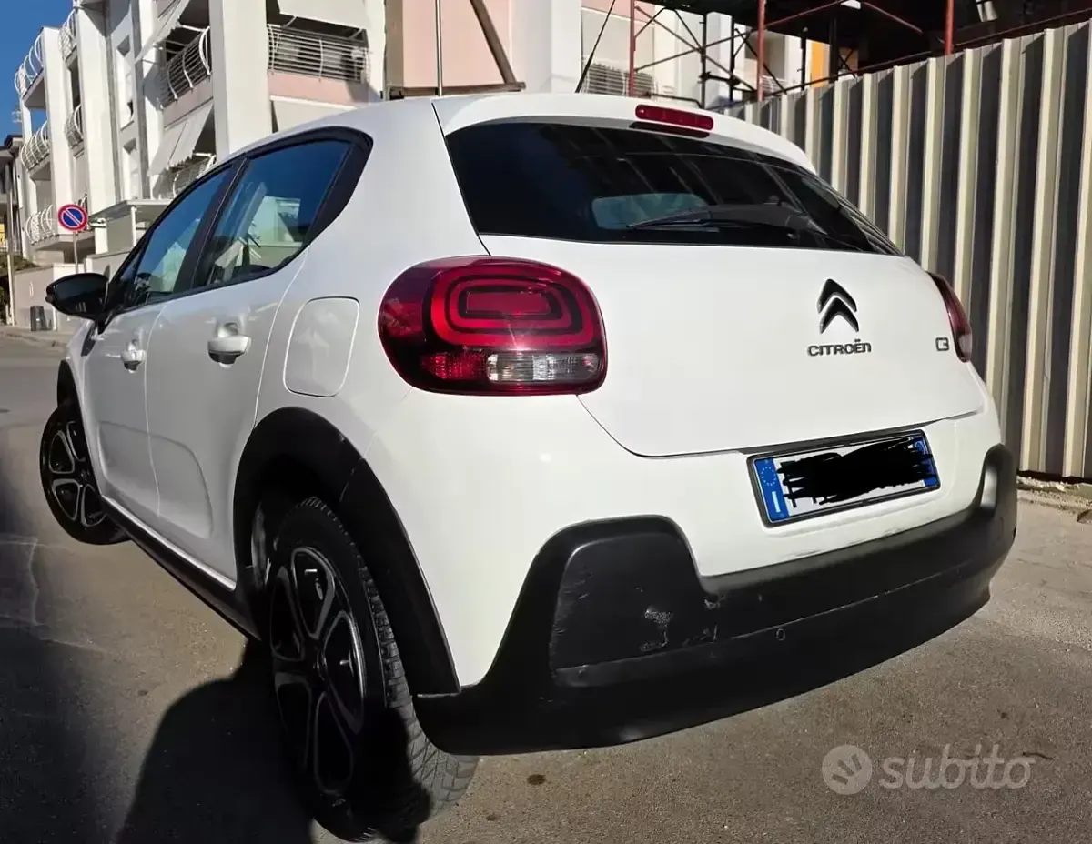 Usata Citroën C3 75 CV (55 kW) 2018 Bianco Utilitaria