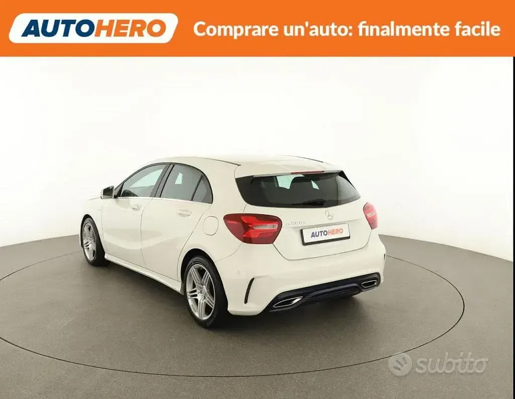 Usata Mercedes A200 136 CV (100 kW) 2018 Bianco Berlina