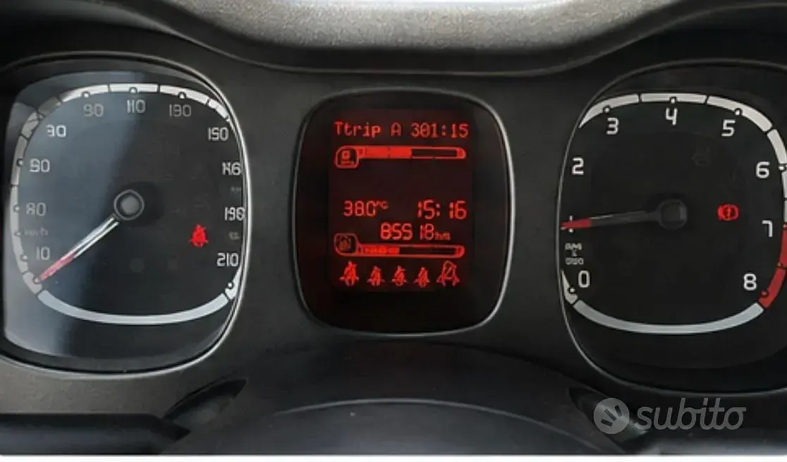 Usata Fiat Panda Young 85 CV (62 kW) 2014 Bianco Utilitaria