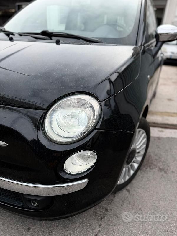 Usata Fiat 500 75 CV (55 kW) 2009 Nero Cabrio