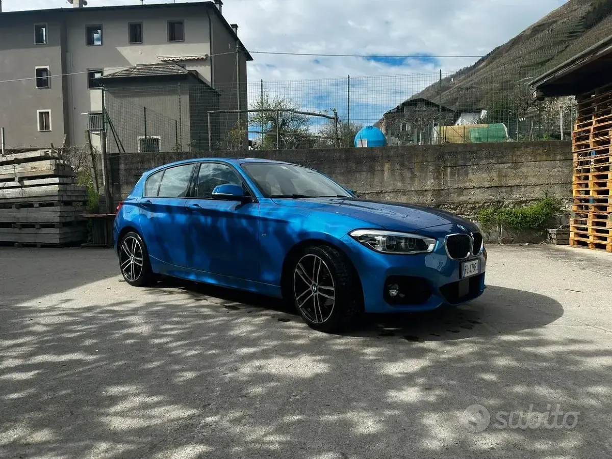 Usata BMW 118 M Sport 150 CV (110 kW) 2017 Bluazzurro Utilitaria