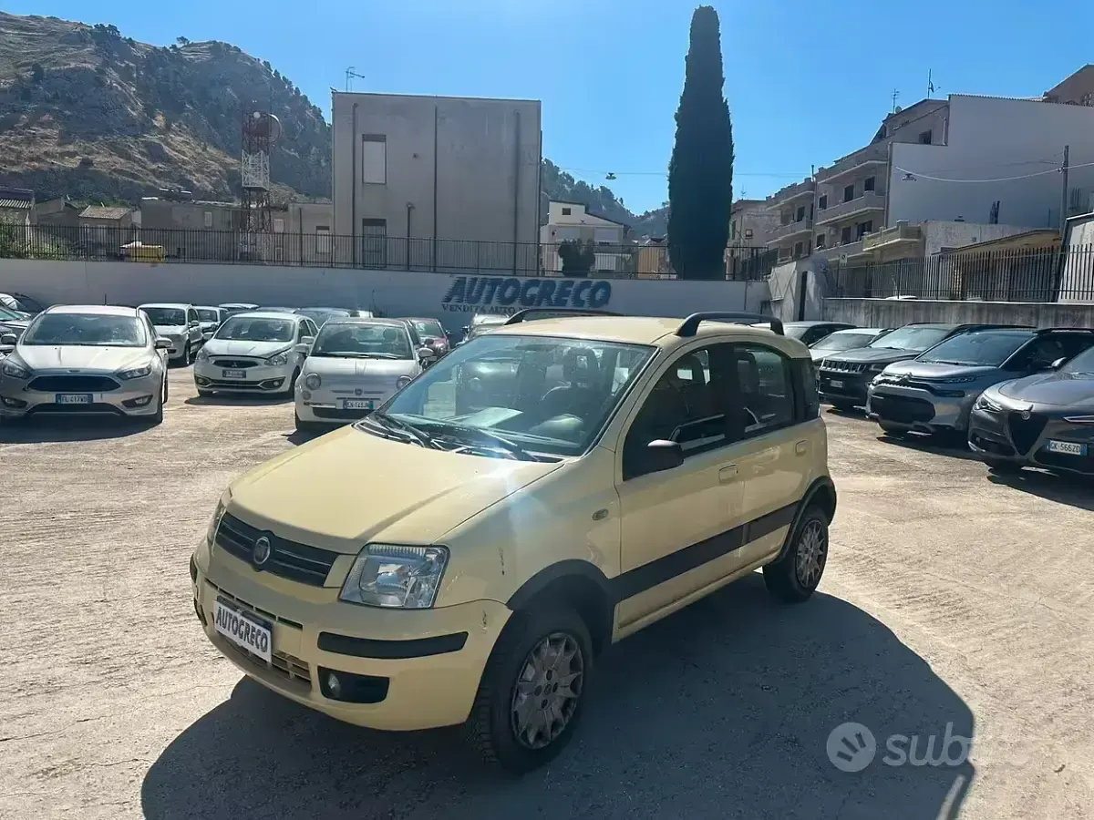 Usata Fiat Panda 4x4 60 CV (44 kW) 2009 Giallo Utilitaria