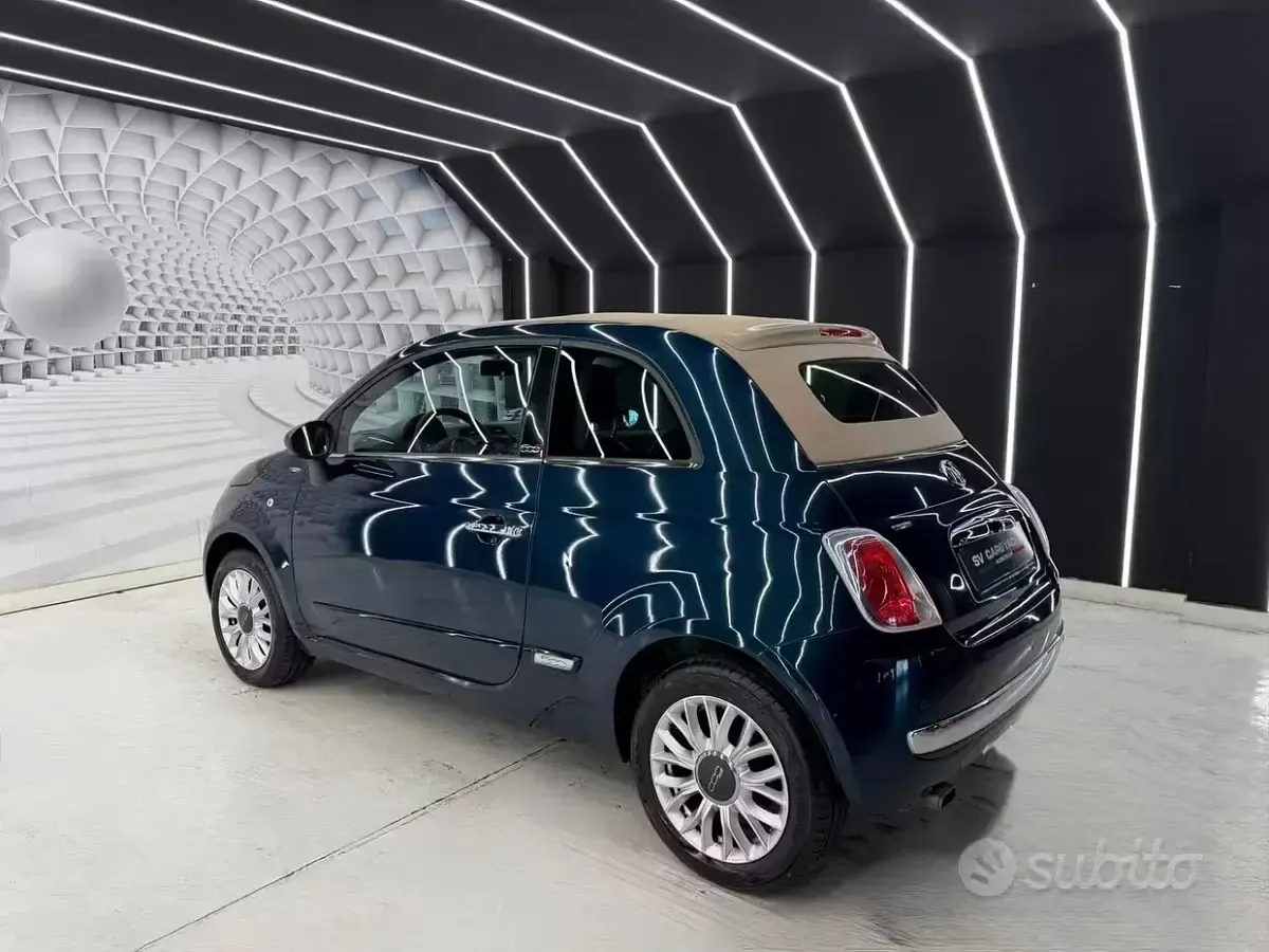 Usata Fiat 500 Sport 69 CV (50 kW) 2014 Bluazzurro Cabrio