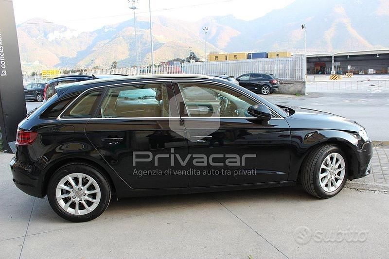 Usata Audi A3 Sportback Ambition 110 CV (80 kW) 2015 Nero Utilitaria