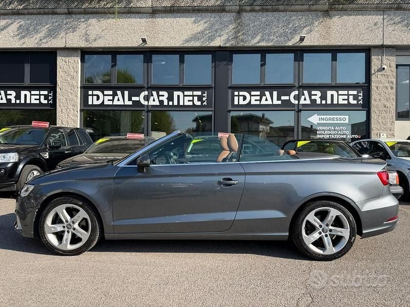 Usata Audi A3 Cabriolet Sport 150 CV (110 kW) 2018 Grigio Cabrio