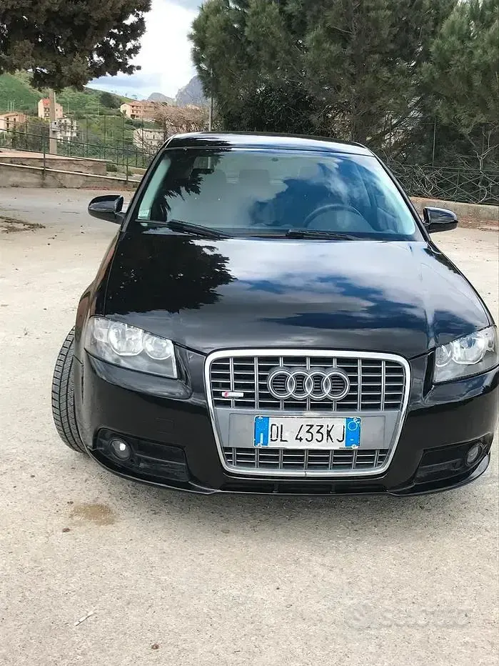 Usata Audi A3 S-Line 170 CV (125 kW) 2007 Nero Utilitaria