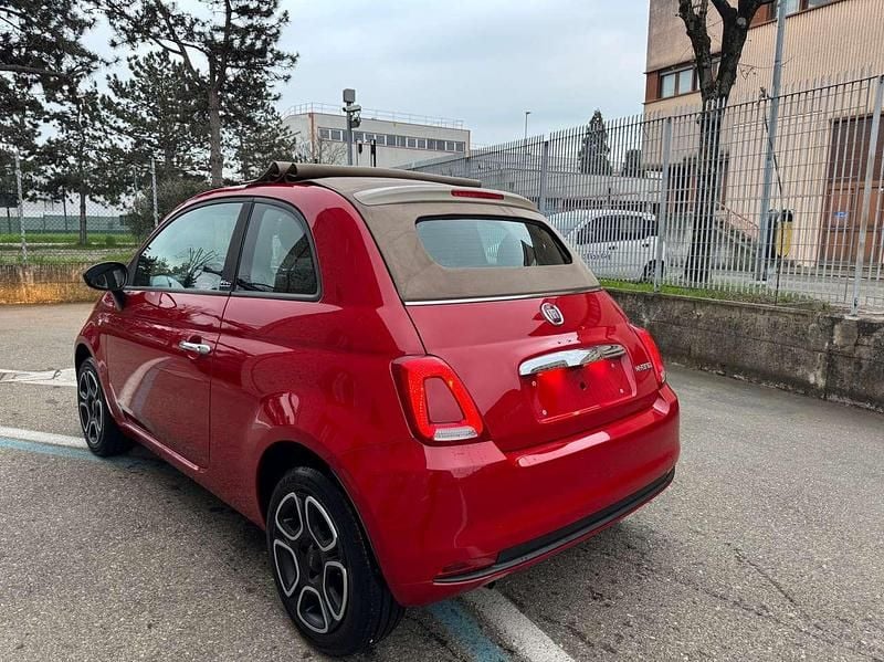 Usata Fiat 500C Red 69 CV (50 kW) 2026 Rosso Cabrio