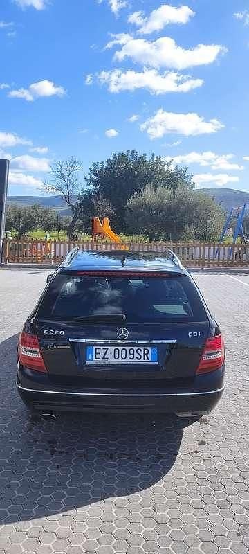 Usata Mercedes C220 Avantgarde 170 CV (125 kW) 2014 Nero Station wagon