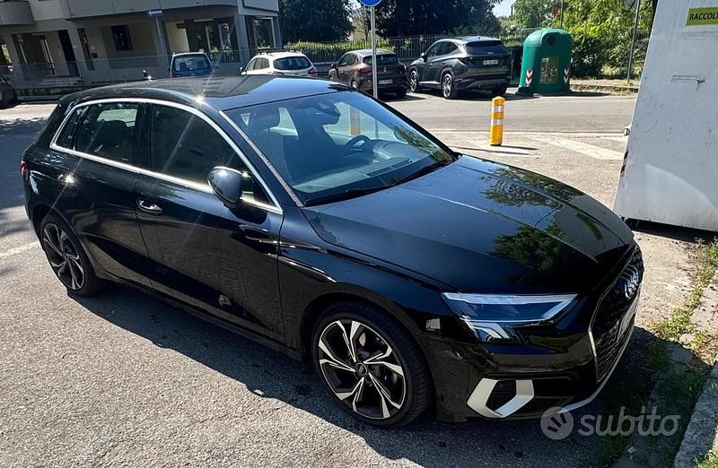 Usata Audi A3 Advanced Plus 150 CV (110 kW) 2023 Nero Berlina