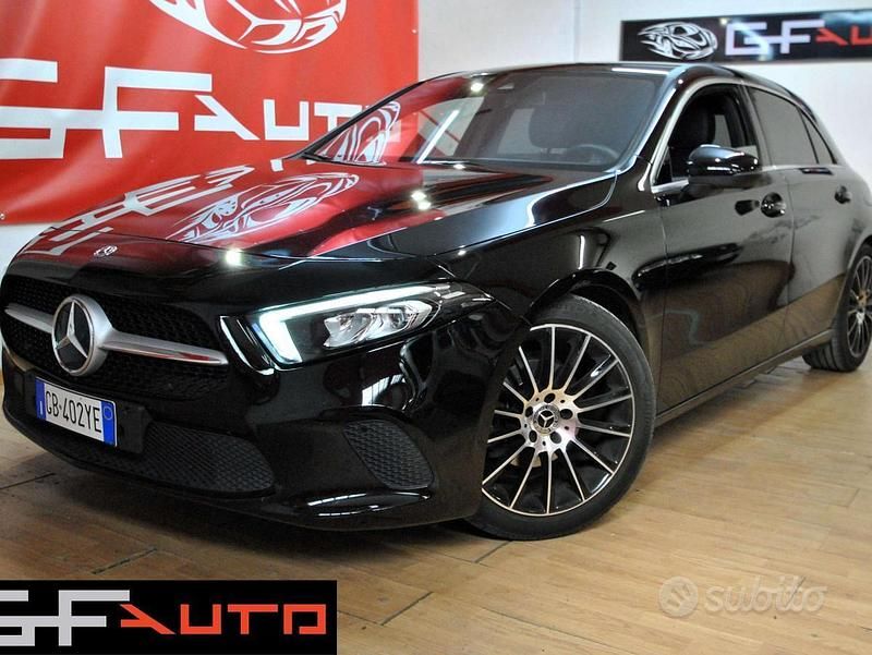 Usata Mercedes A160 Premium 109 CV (80 kW) 2020 Nero Berlina