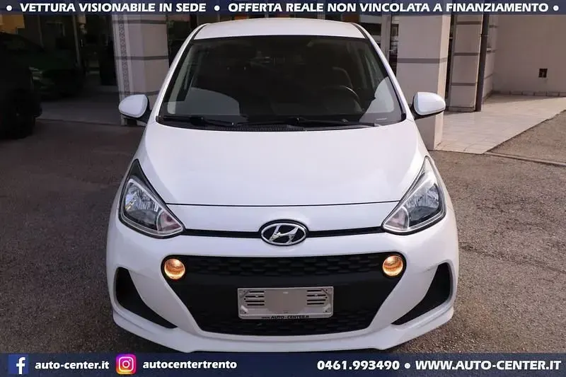 Usata Hyundai i10 67 CV (49 kW) 2018 Bianco Utilitaria