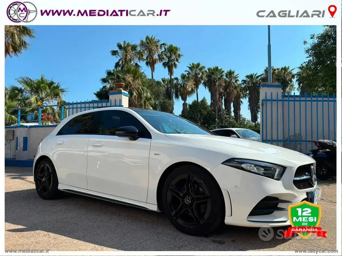 Usata Mercedes A200 Premium 163 CV (119 kW) 2021 Bianco Berlina