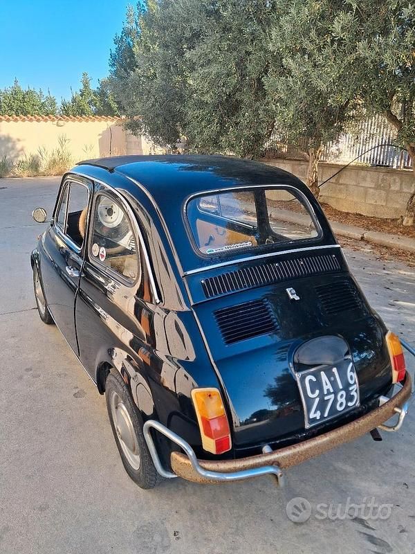 Usata Fiat Cinquecento 1970 Nero Utilitaria