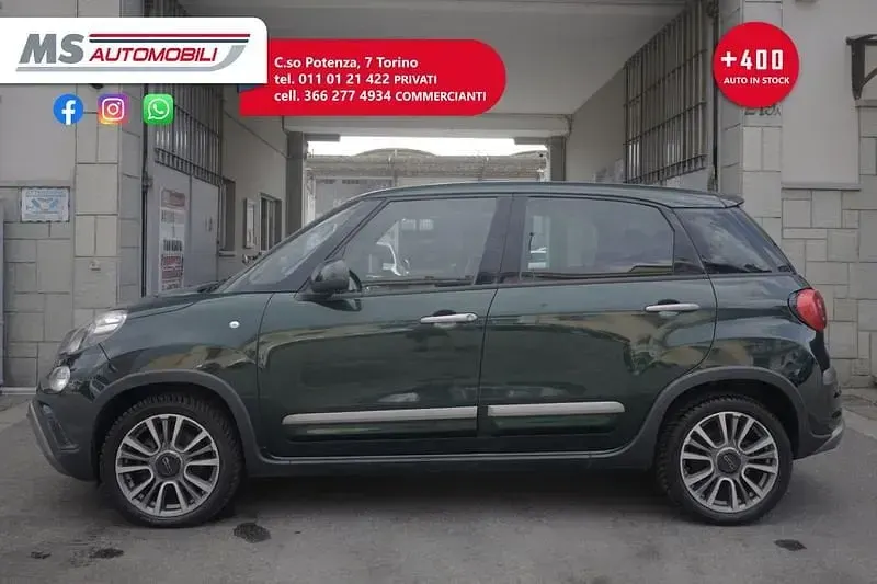 Usata Fiat 500L Cross 95 CV (69 kW) 2017 Verde Monovolume