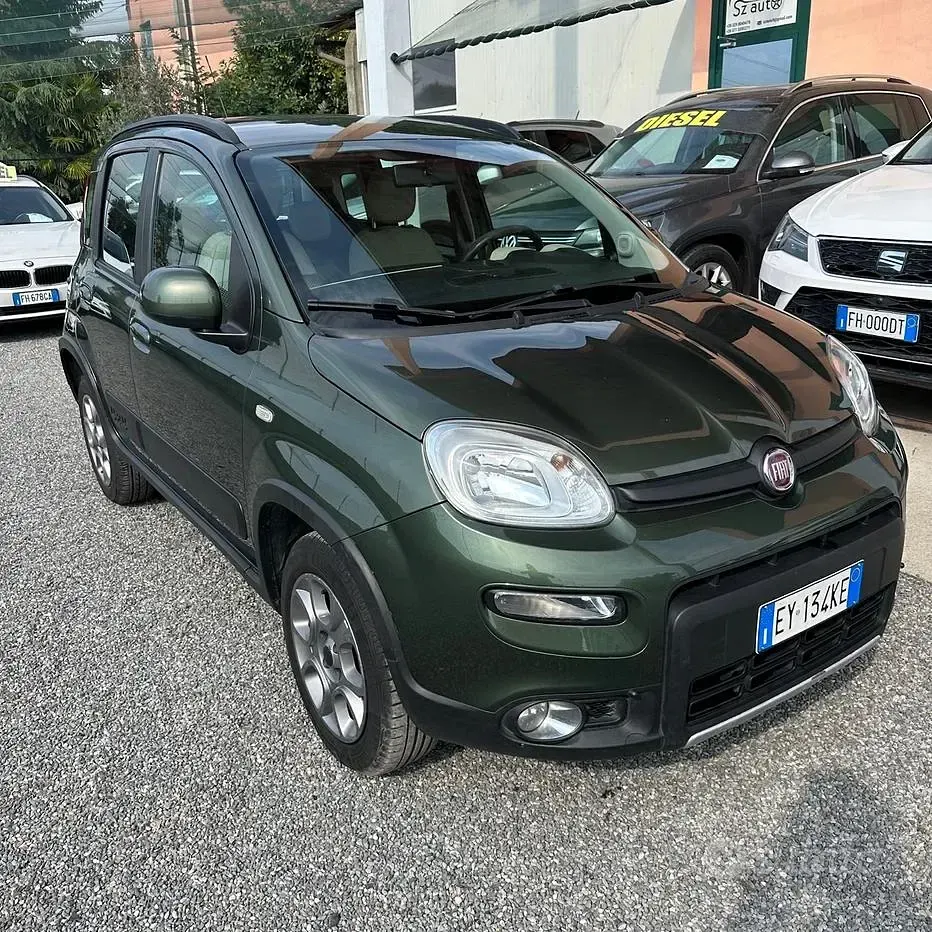 Usata Fiat Panda 4x4 S 75 CV (55 kW) 2015 Verde Utilitaria