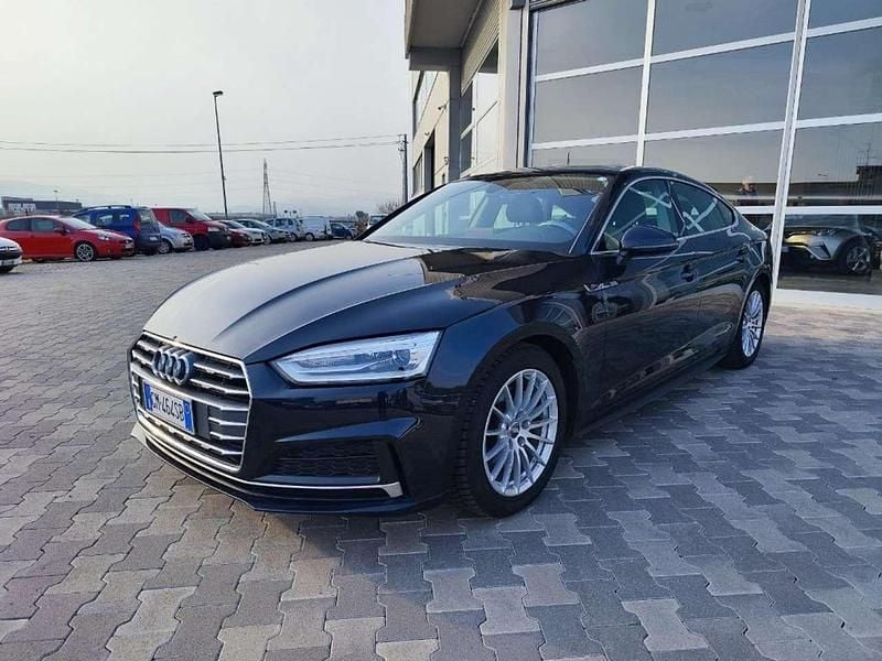 Usata Audi A5 S-Line 150 CV (110 kW) 2017 Blu/azzurro Coupé