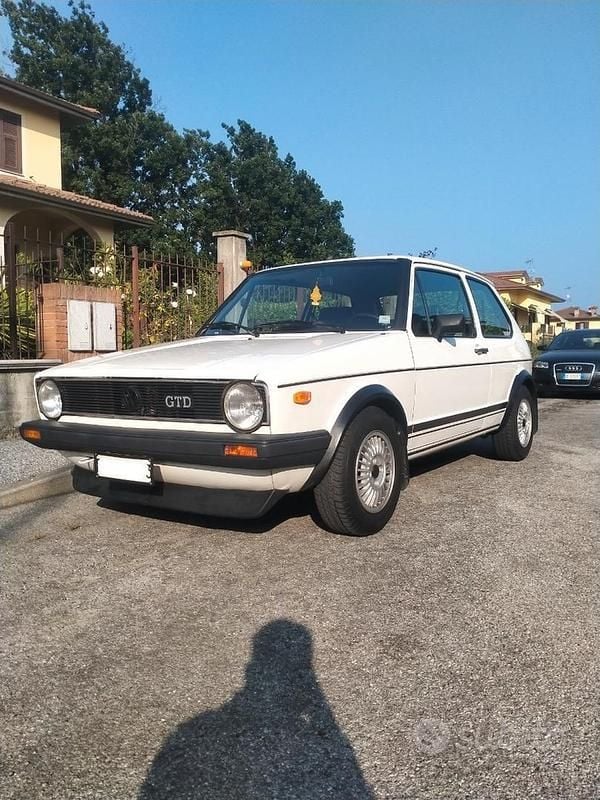 Usata VW Golf I GTD 70 CV (51 kW) 1982 Bianco Utilitaria