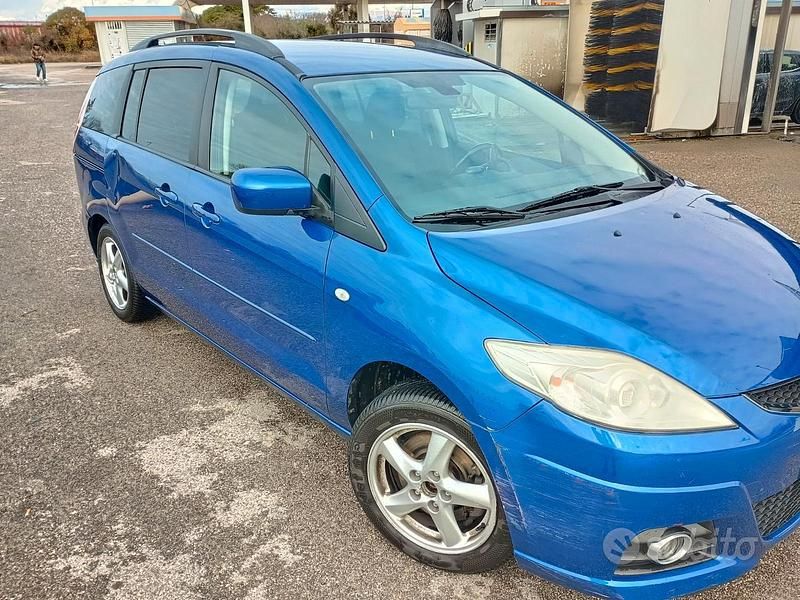 Usata Mazda 5 2009 Blu Monovolume