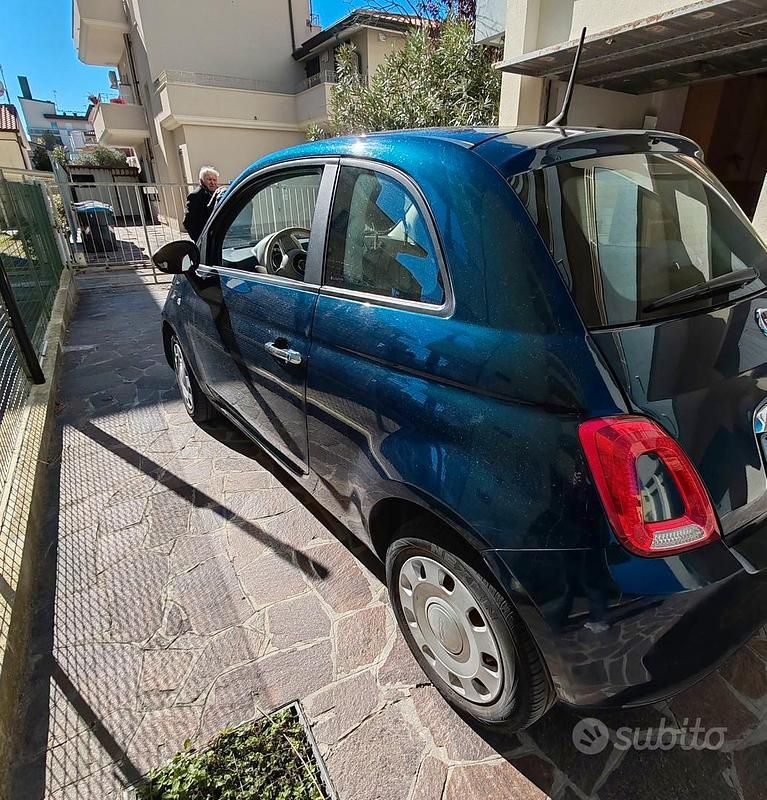 Usata Fiat 500 Pop 69 CV (50 kW) 2018 Blu Utilitaria