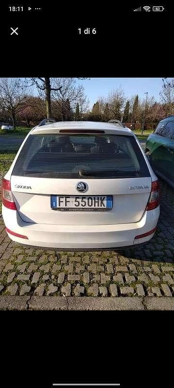 Usata Skoda Octavia Ambition 110 CV (80 kW) 2016 Bianco Utilitaria