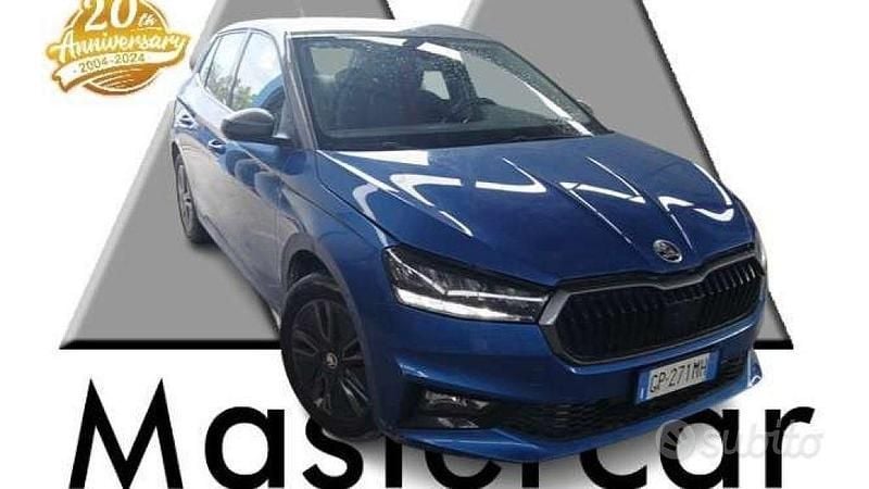 Usata Skoda Fabia Style 80 CV (58 kW) 2023 Blu/azzurro Utilitaria