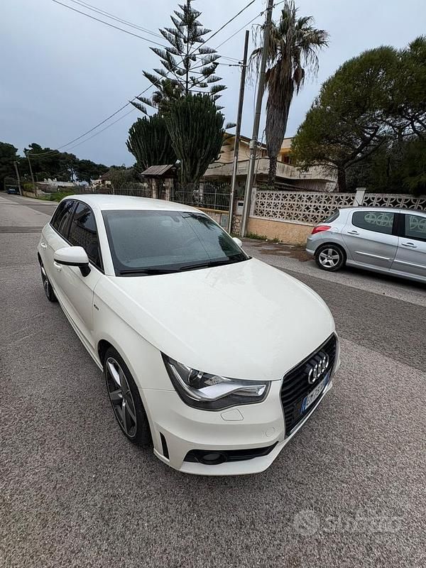 Usata Audi A1 S-Line 90 CV (66 kW) 2013 Bianco Utilitaria