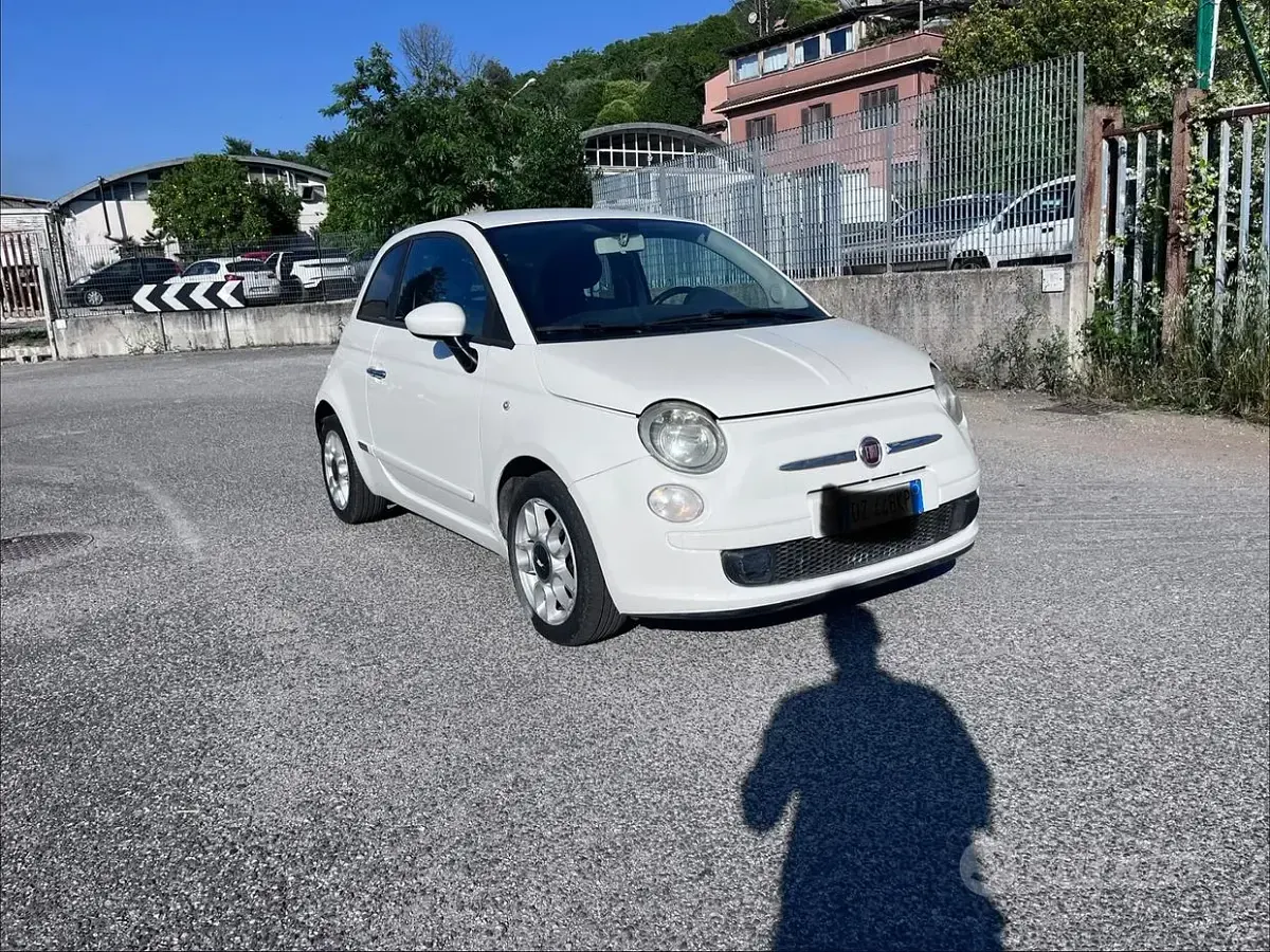 Usata Fiat 500 Sport 69 CV (50 kW) 2009 Bianco Cabrio